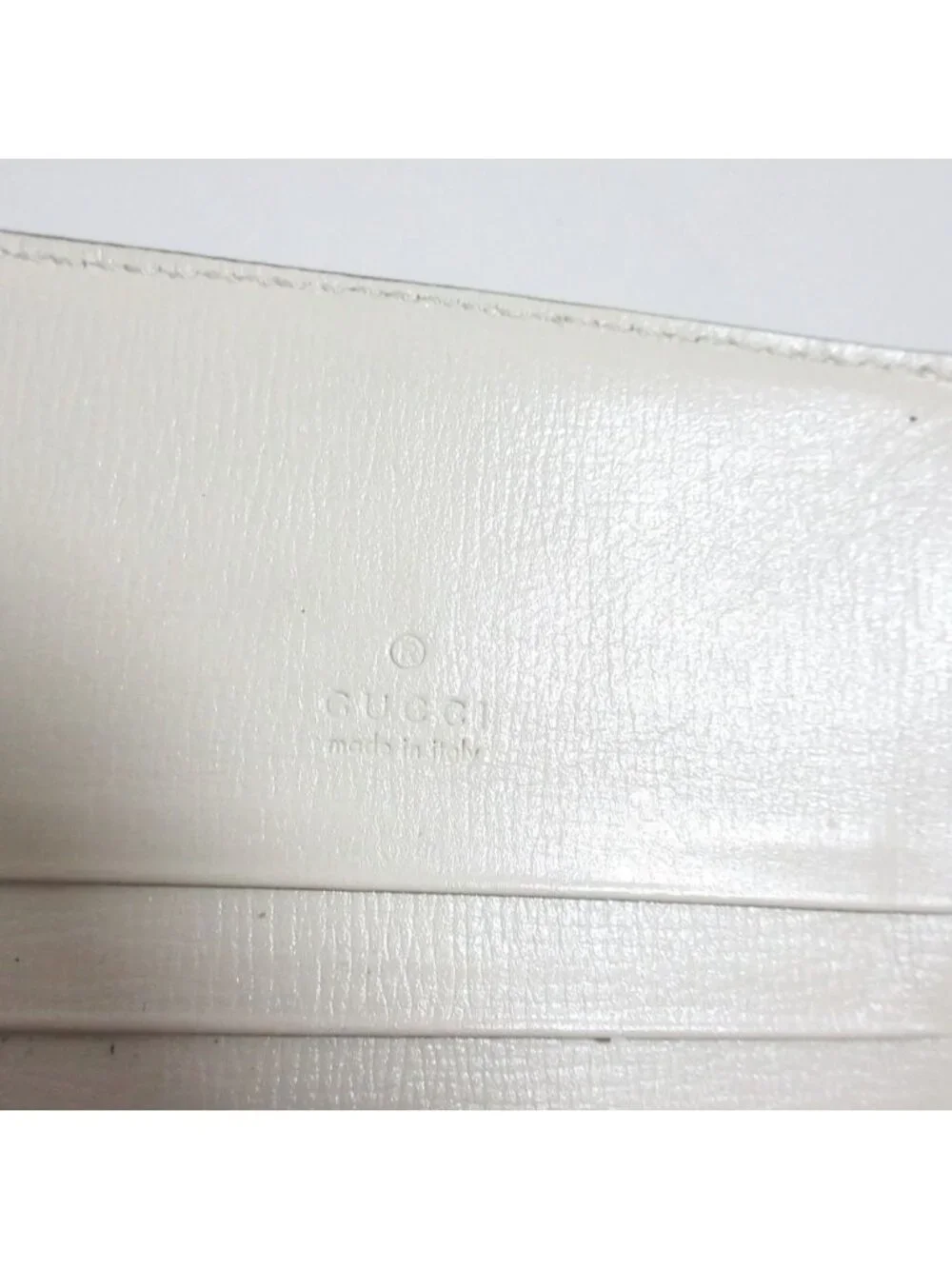 Gucci Jackie Compact Wallet Gray White LadySecond - Picture 10 of 13